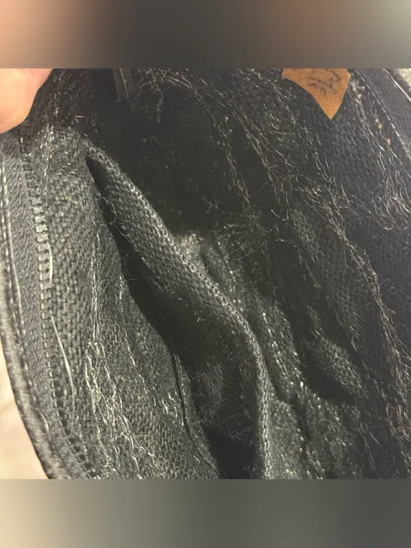 Vintage Snakeskin Reptile Patchwork Purse Puffy Shoulder Bag Unique Whimsy 80s Black - Image 8