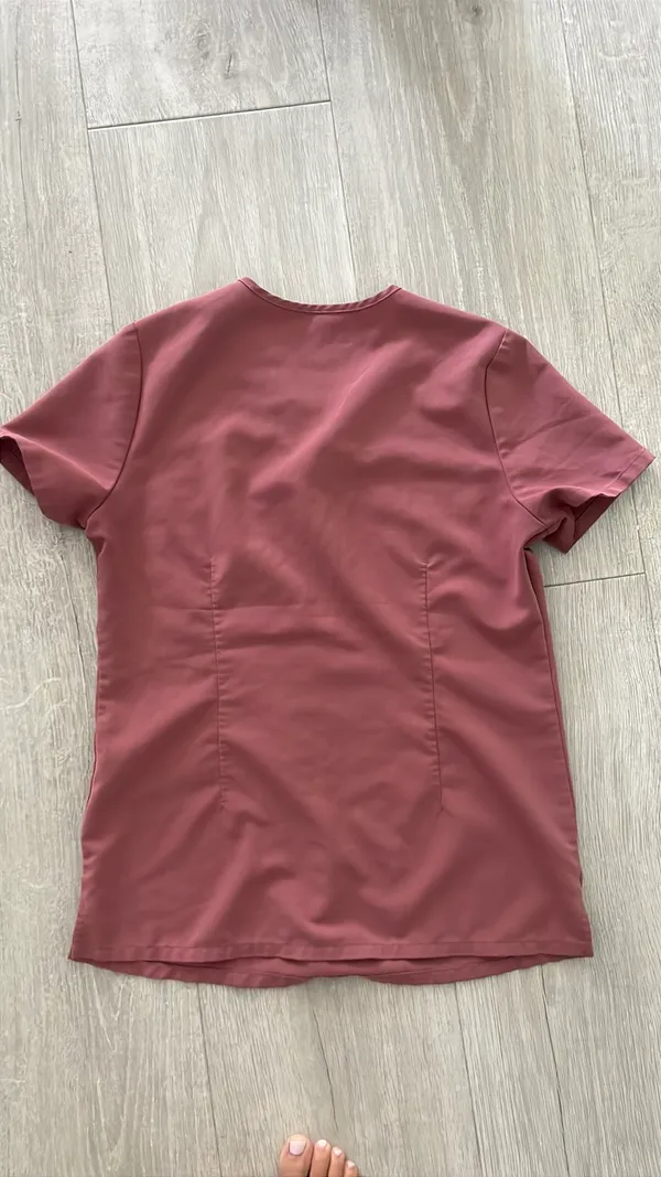 FIGS Mauve scrub Top - Image 3