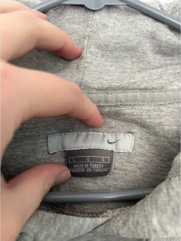 Nike Gray Hoodie - Image 2