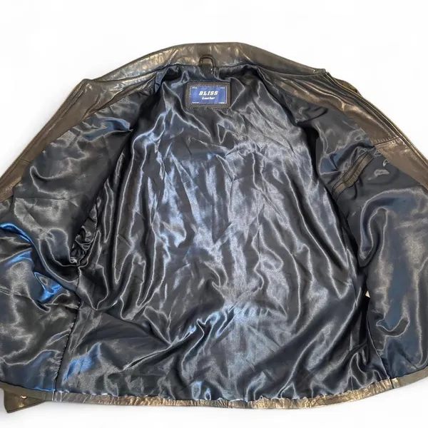 Mens Leather Jacket - Image 5