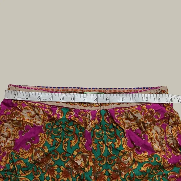 Flying Tomato Womens Wide Leg Palazzo Pants Baroque Scarf Print Multi M IP4907 - Image 5
