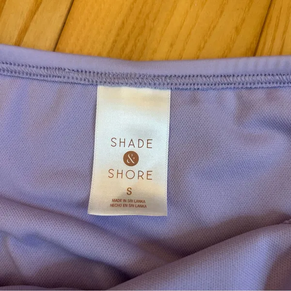 NWT Shade & Shore Lilac Bikini Bottoms Size S - Image 4