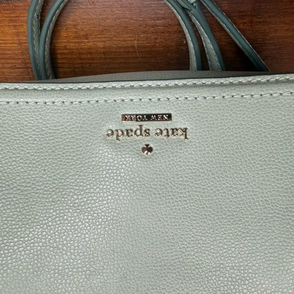 kate spade Mint Green Pebbled Leather Crossbody with Chain Strap - Image 2