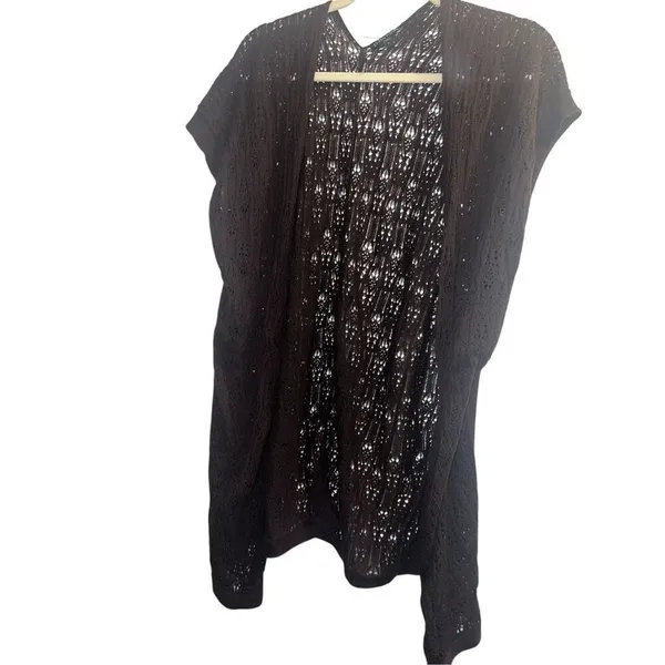✨Eileen Fisher Clove Brown Organic Cotton Long Sz Large Cardigan✨ - Image 3