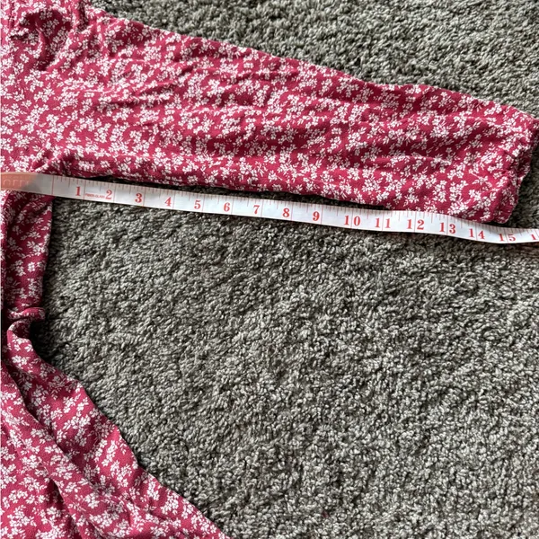 American Eagle‎ Floral Red Dress - Image 12