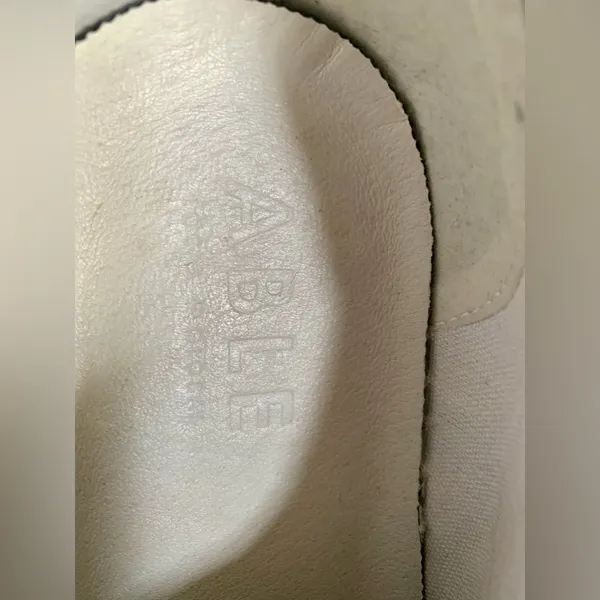 ABLE White/Green Leather Sneakers White Size 11 - Image 11