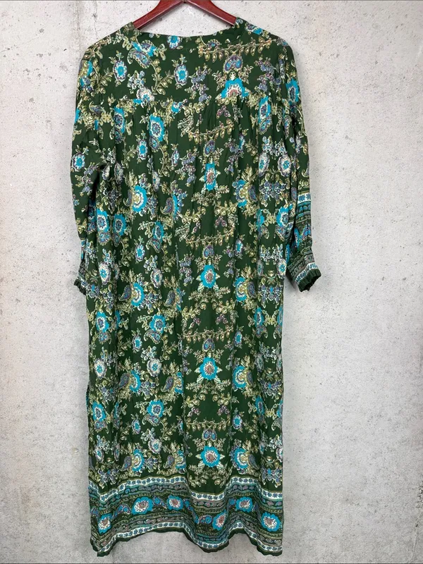 Natural Life Lula Tiered Maxi Floral Boho Ruffled Cottagecore Dress M NEW - Image 5