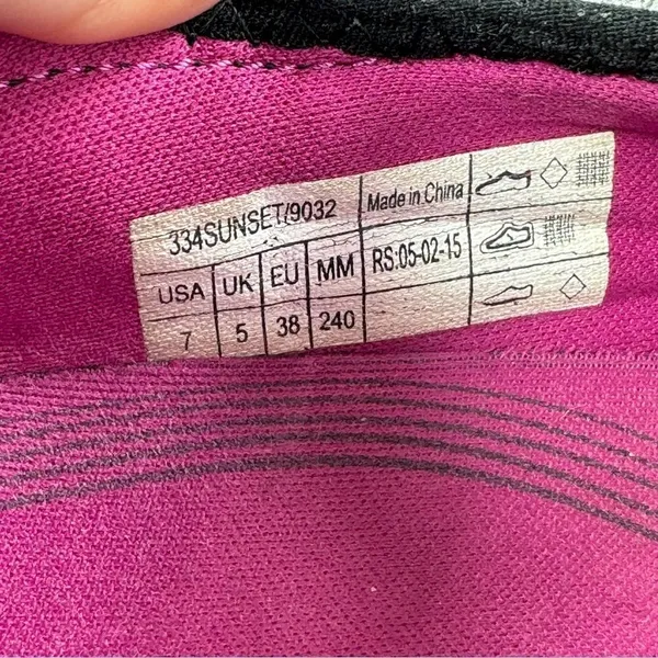 Vionic Sunset Orthotic Mary Jane Comfort Sneakers Shoes‎ Black Pink 7 - Image 10