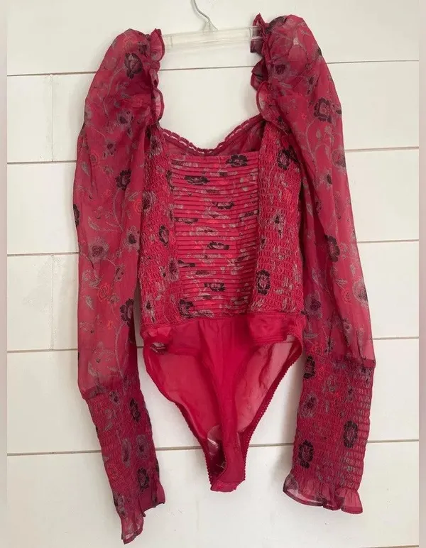 NWOT free people Brunch Date Bodysuit - Image 9