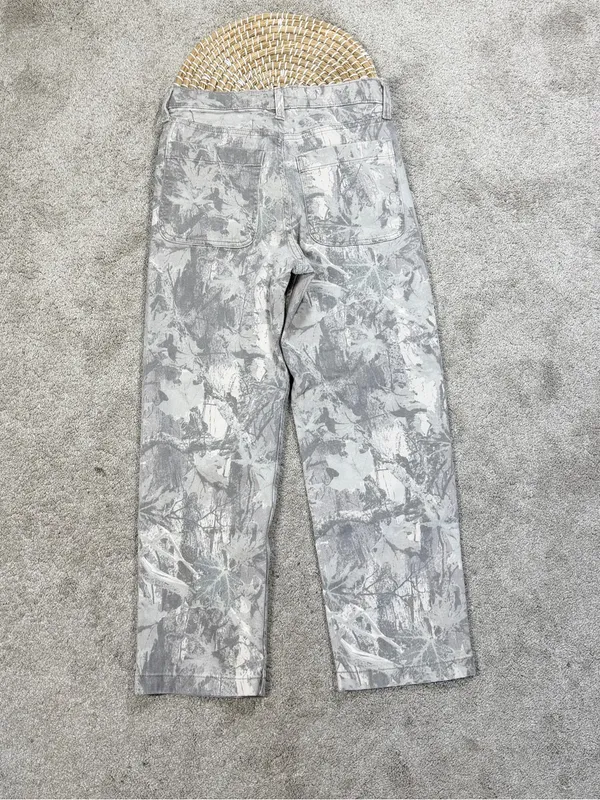 Hollister Women’s Camo Baggy Pants High Rise Skater W28 L30 - Image 4