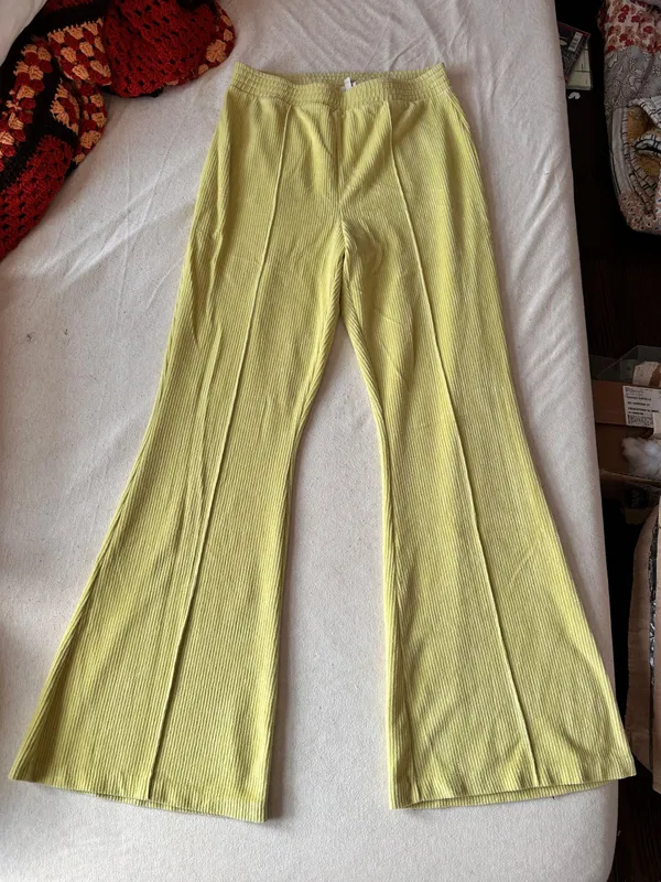 Aerie Green Groove On Flare Pants - Image 2