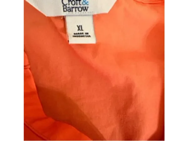 Croft & Barrow Orange Midi Dress Size XL - Image 5