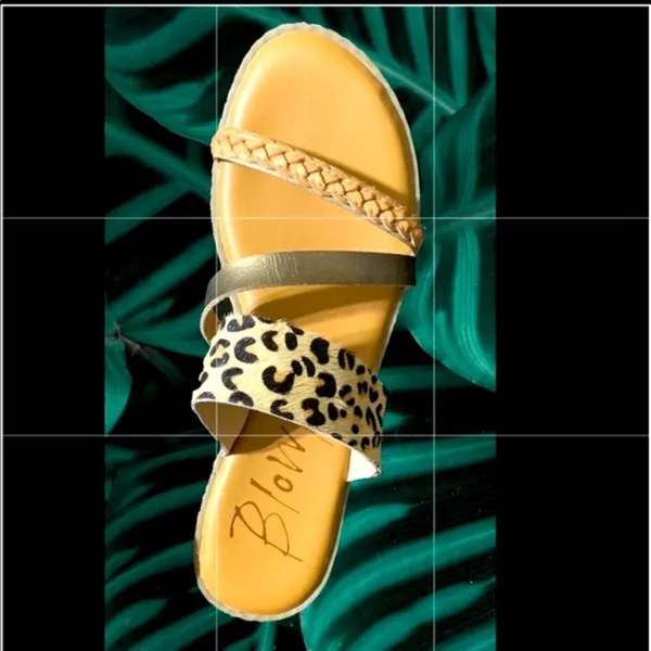 Women’s Blowfish leopard Sandals - Image 2