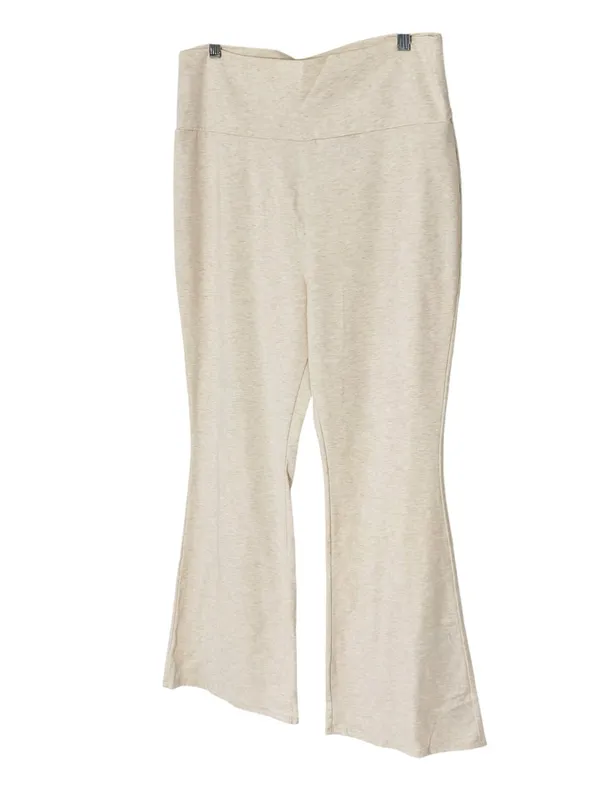 NEW BETTER TOGETHER Beige Flare Yoga Pants Size XL - Image 3