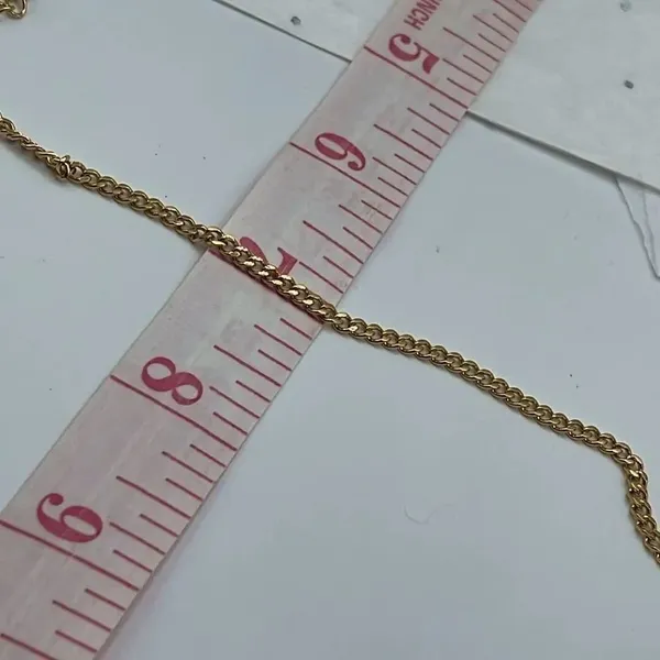 18K gold plated chain bracelet - Image 6