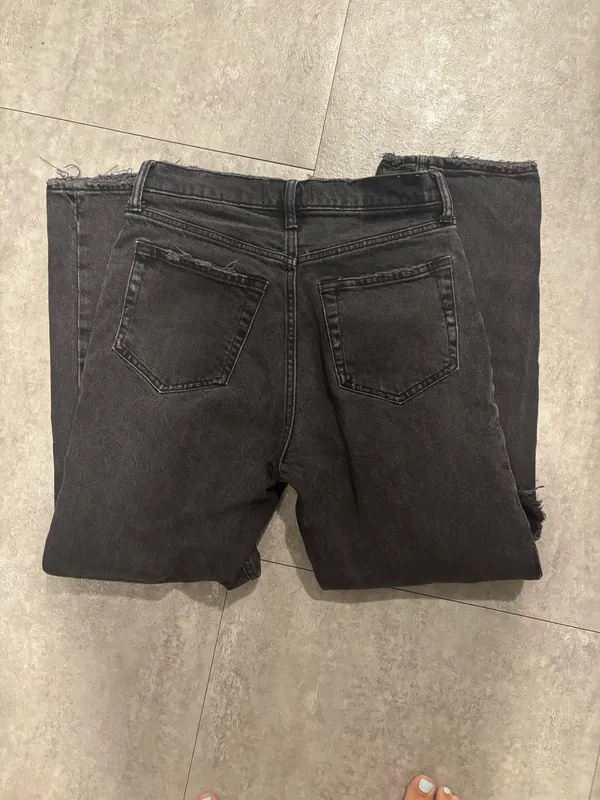 abercrombie and fitch black the dad high rise jean distressed - Image 5