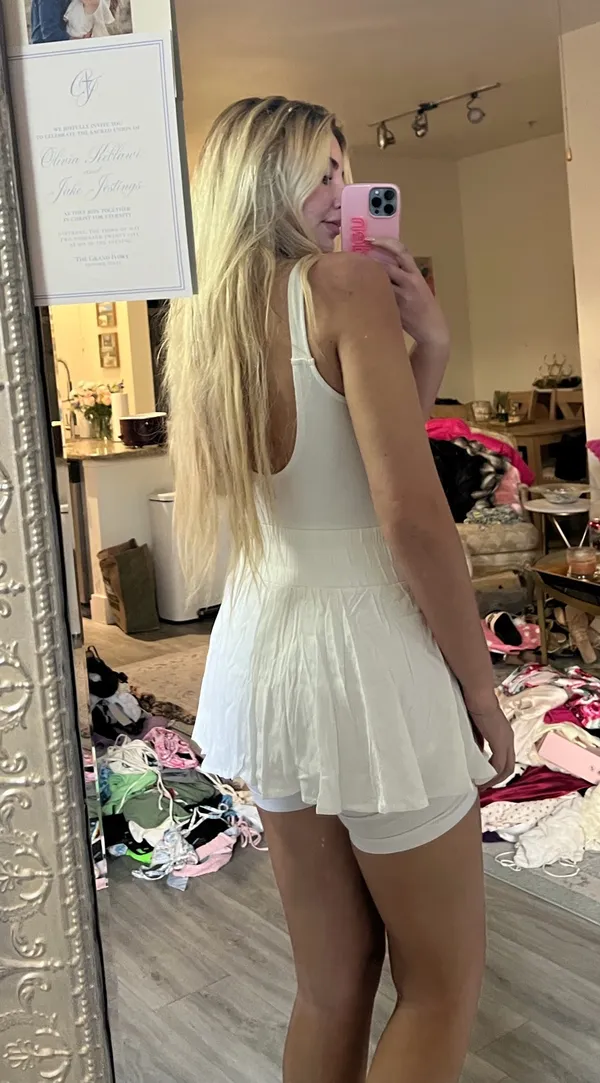 Free People Movement White Workout Dress - Image 3