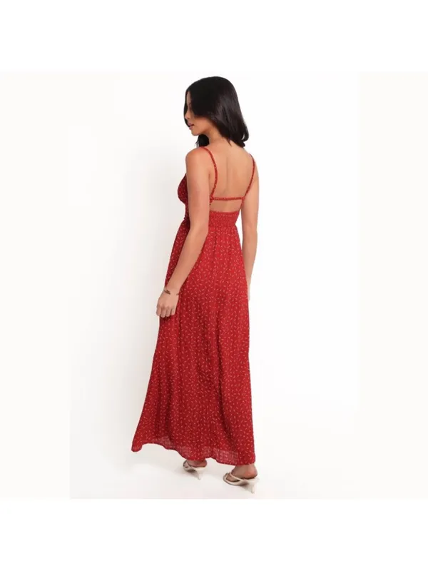Petal and Pup Ariadine midi dress in Red Size Small NWT - Image 2