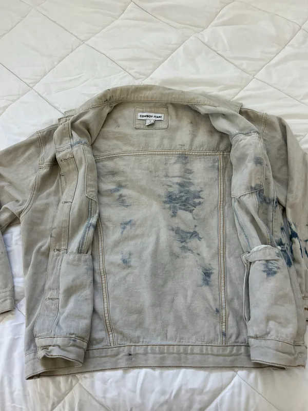 Cowboy Stars Denim Jean Jacket - Image 3