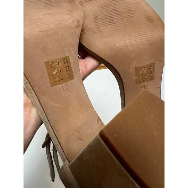 Madewell Regina Suede Ankle Strap Sandals Sz. 10 - Image 7
