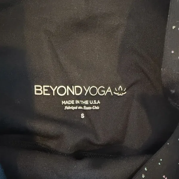 Beyond Yoga Alloy Iridescent Ombré High-Waisted Leggings Black Size Small - Image 3
