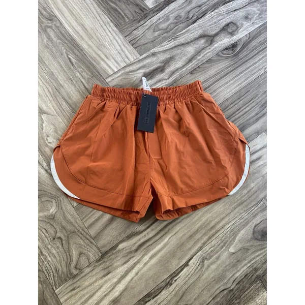 Alphalete Woman’s Infinity Stride Short W/ Liner - Sour Tangerine, Size Medium - Image 3