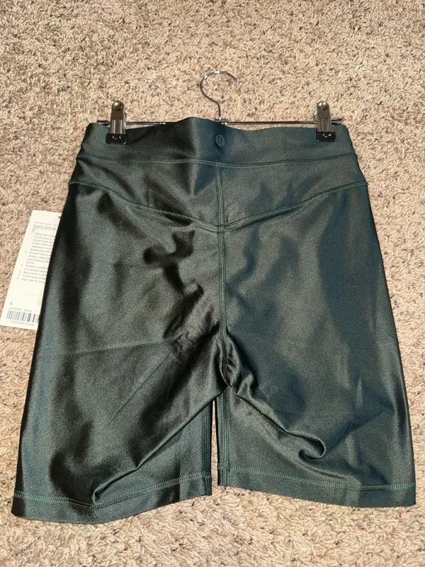 lululemon Satin Shine High-Rise Short 6" in Dark Forest - Image 2