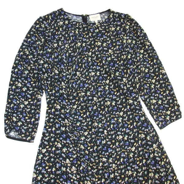 NWT Sezane Themis Midi in Liberta Floral Lightweight Side Slit Dress 42 / US 10 - Image 4