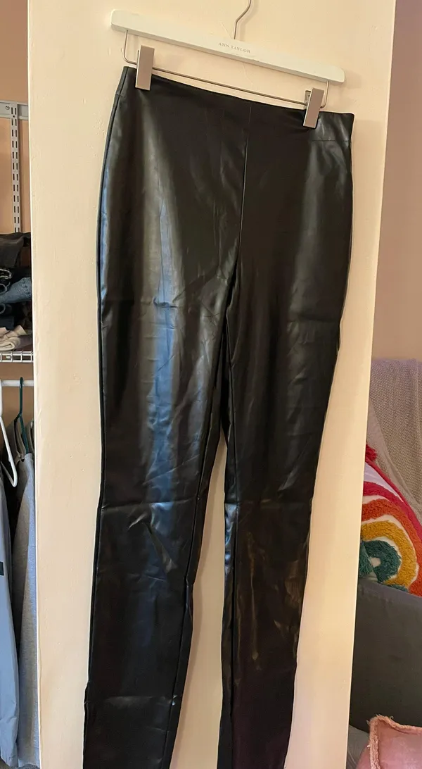 Perfect Leather Pants Black Size M - Image 3