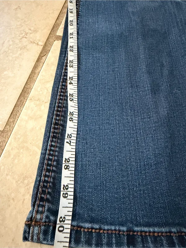 Seven7 Bootcut Stretch Jeans Women’s Size 12 Medium Wash EUC - Image 6