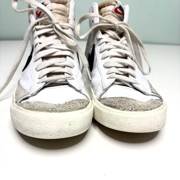 Nike Women’s Blazer amid 77 High Top White Leather Sneaker 10.5 - Image 6
