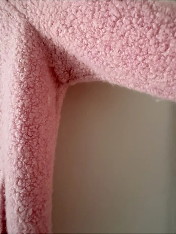 Lululemon So Sherpa Hooded Jacket in Heathered Pink Haze Size 2 Full Zip - Image 7