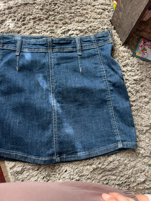 Free People We The Free Daylight Denim Mini Skirt sz‎ 30 - Image 2