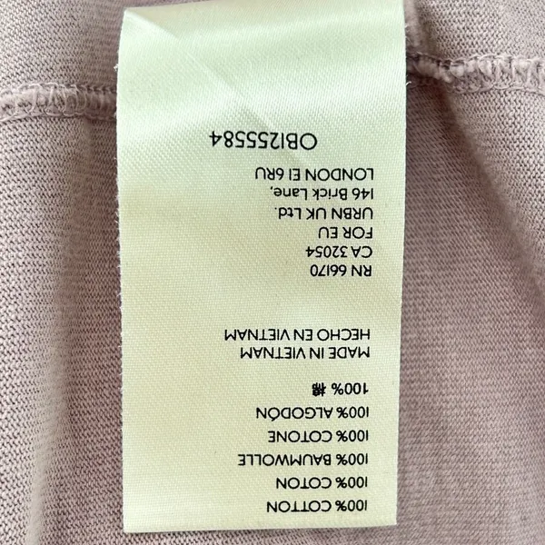 Free People Shirt Womens L Casual Oversized Sleeveless Distressed Tee Pink Large - Image 5
