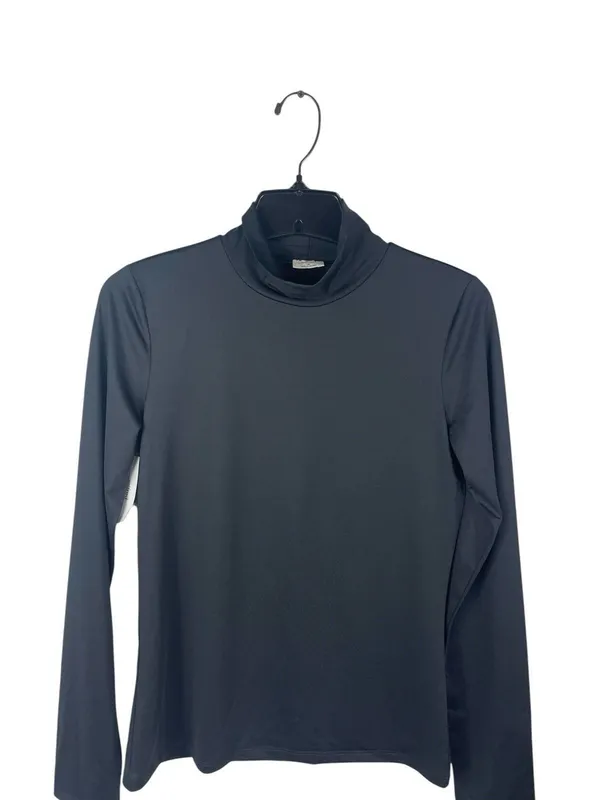 Wilfred Aritzia Cheval Turtleneck Top Black Stretch Long Sleeve Women’s M NWT - Image 3