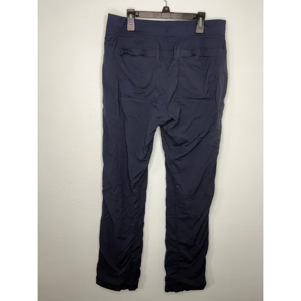 Lululemon Dance Studio Lined Pants Size Large Navy Athleisure Active - Image 3