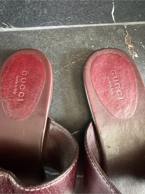 Gucci Horsebit Leather Sandals - Image 4