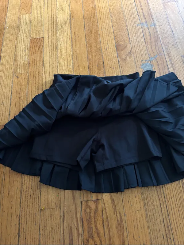 all in motion Black Pleated Athletic Mini Skort - Image 2