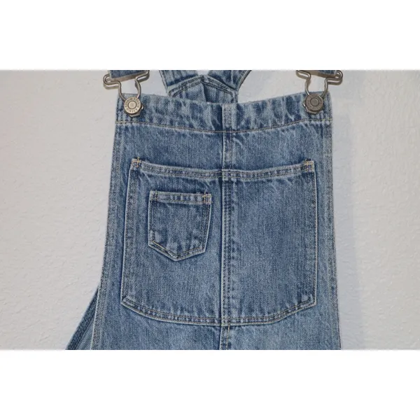 H&M Distressed overalls Shorts - Image 3