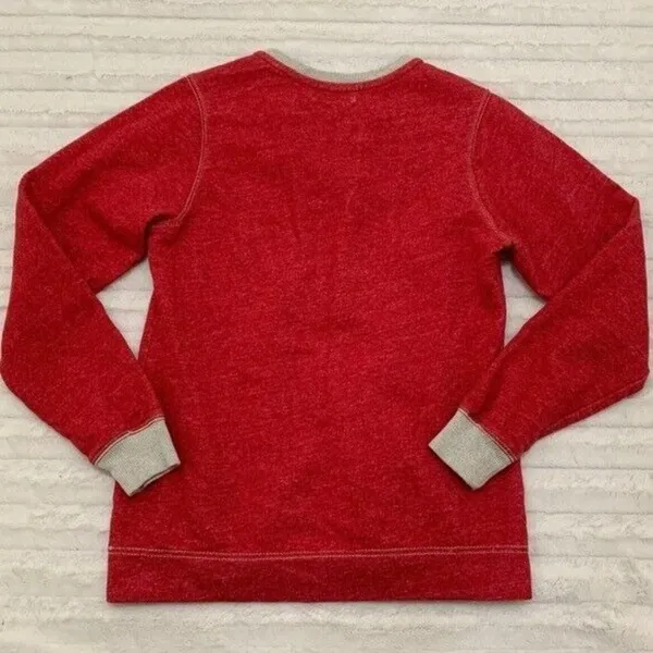 Antigua Red‎ Wings Hockey Sweatshirt Lace Up V-Neckline Size Medium M - Image 2