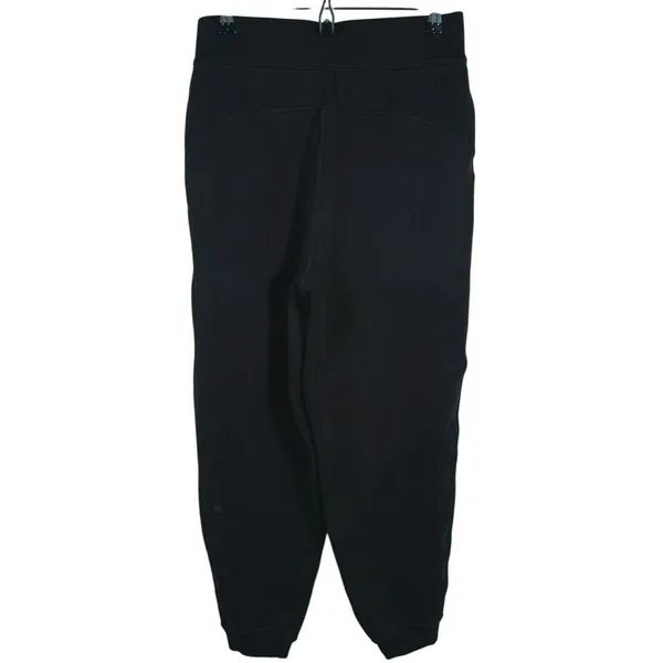 Lululemon Womens Braided Detail High Rise Joggers Size 6 Black Lounge Comfort - Image 3
