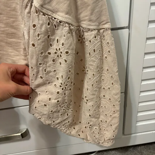Anthropologie Pilcro Batwing Eyelet Sweatshirt - Image 4