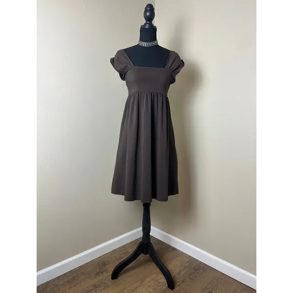 Y2K Victoria's Secret Chocolate Brown Bra Top Mini Dress VS Bombshell Bodycon - Image 3