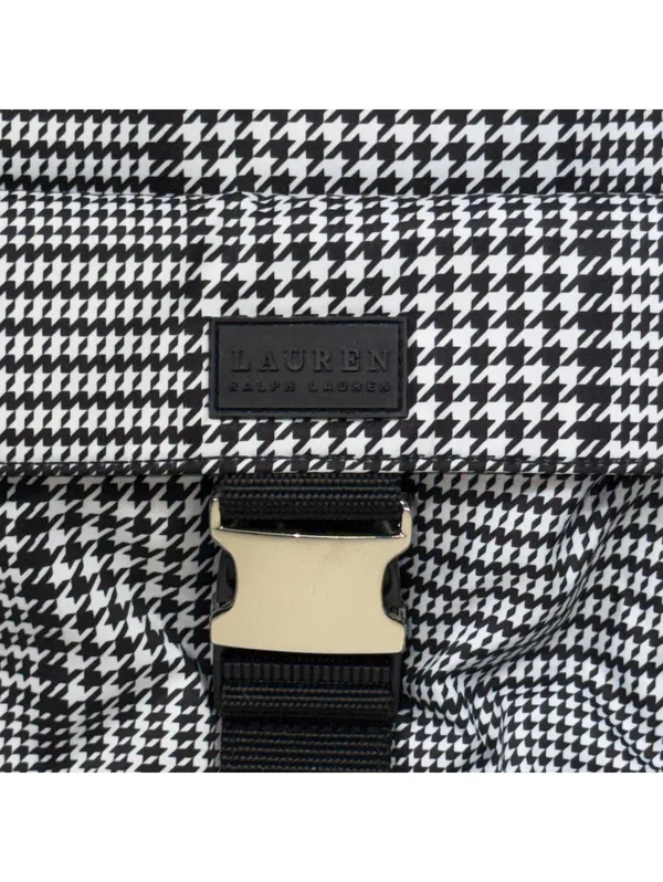 Lauren Ralph Lauren Houndstooth Plaid Tote Bag - Image 4