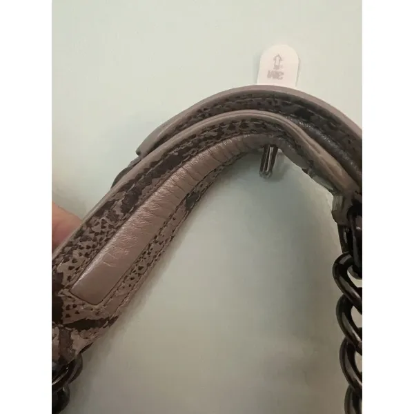 Betsey Johnson Crystal Dreams ‎ Leather Drawstring Shoulder Handbag Purse - Image 6