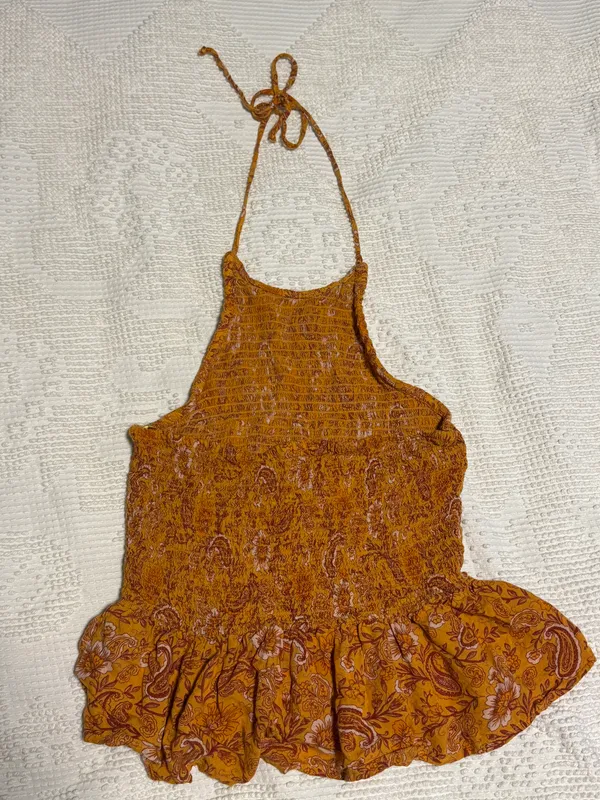 Patrons of Peace Floral Halter Top - Image 2