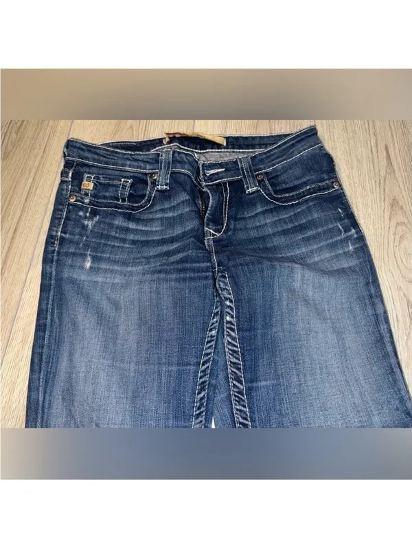 Big star remy low rise fit bootcut boot blue jeans denim - Image 5