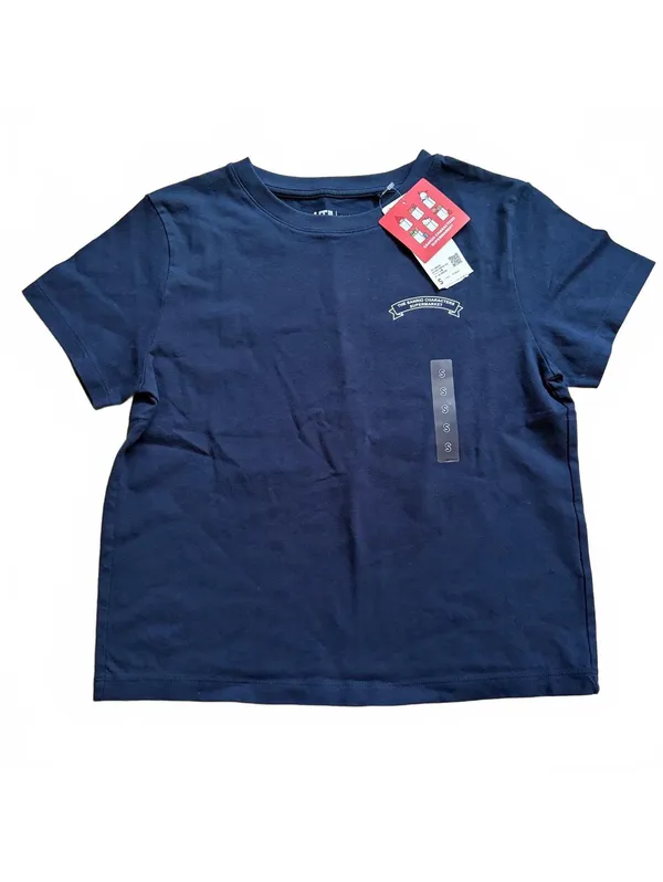 Uniqlo Sanrio Supermarket T-Shirt Hello Kitty Pochacco My Melody Navy Small NWT - Image 4