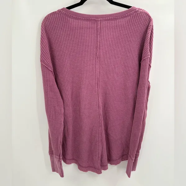 Altar’d state purple thermal long sleeve everyday casual t-shirt size small NWT - Image 4