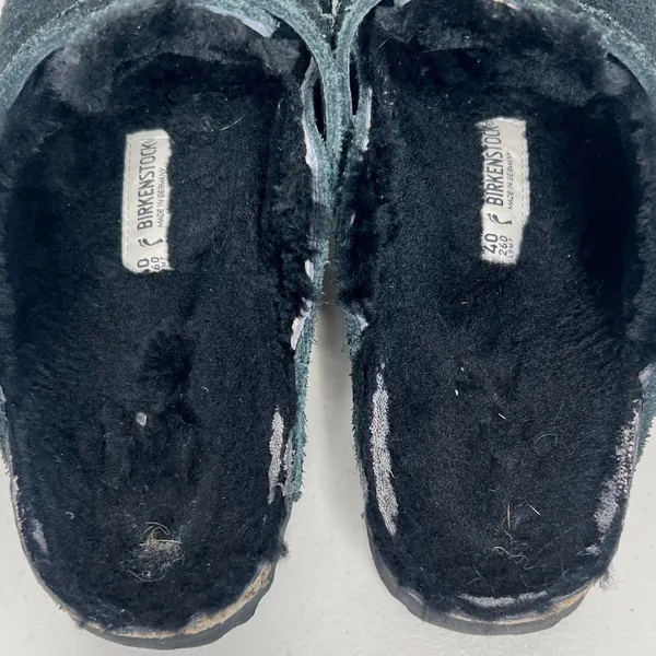 Birkenstock Shearling Boston Clogs Size 40 - Image 9
